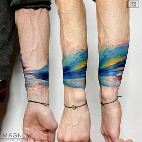 Серго Акопян, реализм тату, realism tattoo, цветной реализм, цветная татуировка, тату портрет, реалистичная тату, тату на руке, тату глаз, тату абстракция, тату экспрессионизм